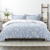 Reversible Duvet Cover Sets - Blue Country, King, 3 Piece