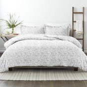 Duvet Cover Sets - Paisley Print, Light Grey, 3 Piece, Queen