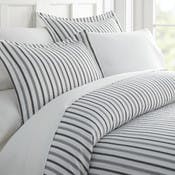 Duvet Cover Sets - Vertical Stripes, King, 3 Piece