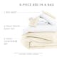 Bedding in a Bag - Ivory, Twin, 6 Piece (2 of 3)