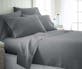 Microfiber Bed Sheets - Gray, Twin XL, 4 Piece Set