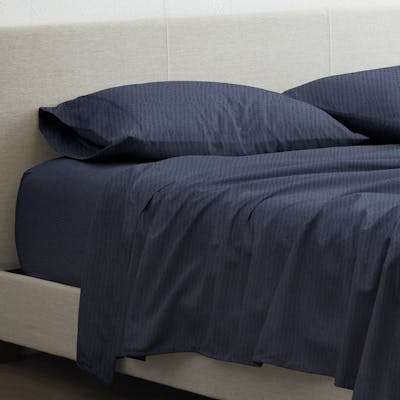 Bed Sheet Sets - Navy Abstract, Twin XL, 3 Set