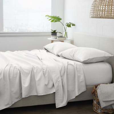 Bed Sheet Sets - Ivory, Full, 4 Set