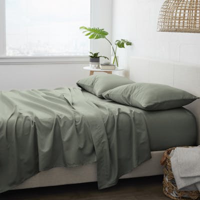 Bed Sheet Sets - Sage, Full, 4 Set
