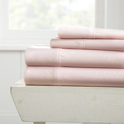 Bed Sheet Sets - Pink Hearts, Full, 4 Set