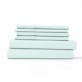Luxury Bed Sheets - Solid Mint, King, 6 Set