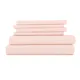 Luxury Bed Sheets - Solid Blush, Twin, 4 Set (1 of 3)