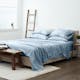 Luxury Bed Sheets - Solid Blue, Twin, 4 Set (3 of 3)