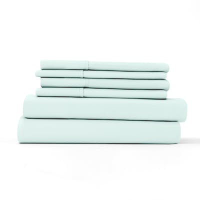 Luxury Bed Sheets - Solid Mint, Twin XL, 4 Set