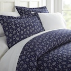 Midnight BlossomPattern 3 Piece Duvet Cover Set image number null
