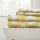 Queen Sheet Sets - Yellow, Arrow Pattern, 4 Piece