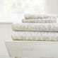 Premium Sheet Sets - Light Gray, Vine, King, 4 Piece