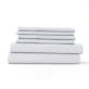 Double Brushed Sheet Sets - Light Gray, Full, 6 Piece