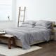 Double Brushed Sheet Sets - Light Gray, Full, 6 Piece (3 of 3)