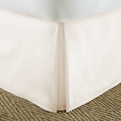 Premium Bed Skirts - Ivory, Queen, Pleated