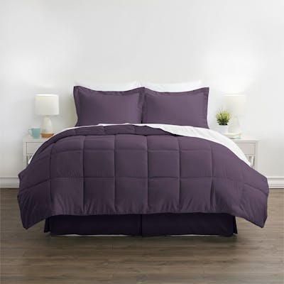 Bedding in a Bag - Purple, Twin XL, 6 Piece