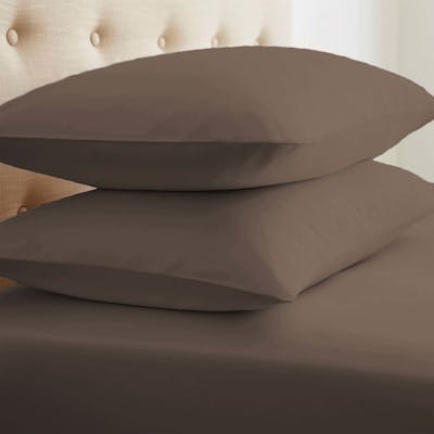 Microfiber Pillowcase Sets - Taupe, Standard, 2 Pack