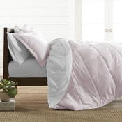 Down Alternative Comforter Sets - Blush, Twin, Reversible