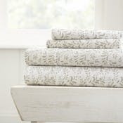 Premium Sheet Sets - Light Gray, Vine, Queen, 4 Piece