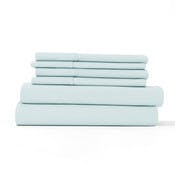 Microfiber Bed Sheets - Aqua, Twin XL, 4 Piece Set