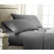 Premium Embossed Sheet Sets - Gray, Checker Design, Twin, 3 Piece