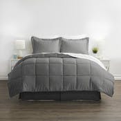 Bedding in a Bag - Gray, Full, 8 Piece