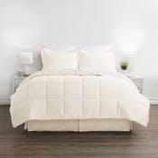 Bedding in a Bag - Ivory, King, 8 Piece