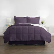Bedding in a Bag - Purple, Queen, 8 Piece