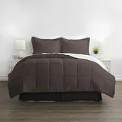 Bedding in a Bag - Chocolate, Twin, 6 Piece