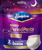 Period Pants, Large - 2 Pack
