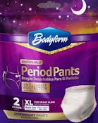 Period Pants, Extra Large - 2 Pack