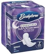 Maxi Pads with Wings - Night, 7 Count