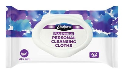 Flushable Personal Cleansing Cloths - 42 per Pack