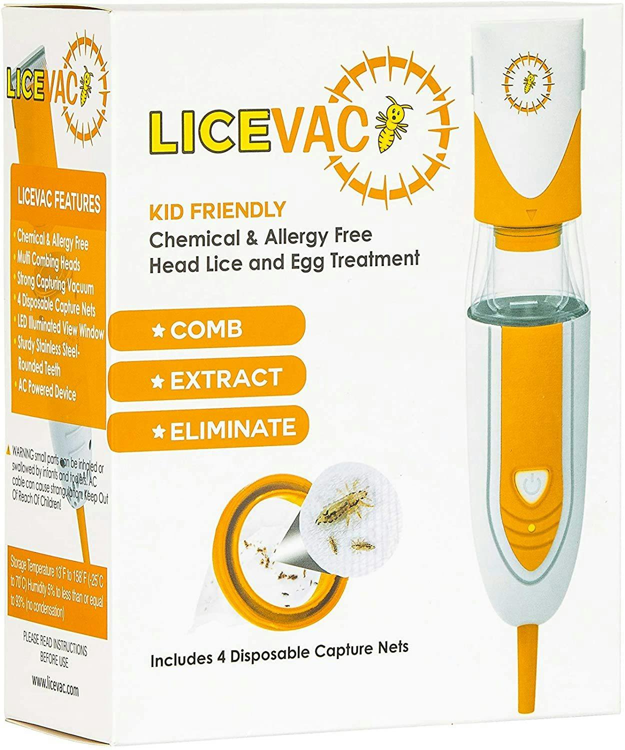 Wholesale Lice Vac Head Lice and Egg Electric Vacuum Comb (SKU 2353920