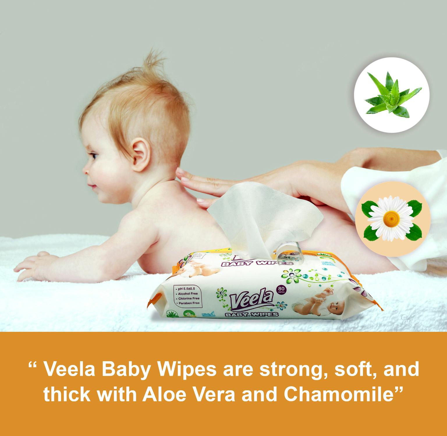 Wholesale Baby Wipes Aloe Vera, Alcohol Free, 80 Count (SKU 2330435