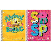 SpongeBob Spiral Bound Notebooks - Assorted