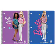 Barbie Spiral Bound Notebooks - Assorted