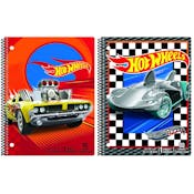 Hot Wheels Spiral Bound Notebooks - Assorted