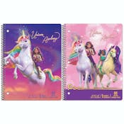 Unicorn Academy Spiral Bound Notebooks - Assorted