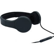 Over Ear Headphones - 3.5mm Plug, Inline Mic, Black