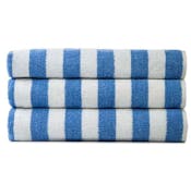 Jewel Cabana Stripe Pool Towels - 30" x 66", Blue