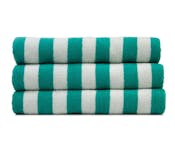Jewel Cabana Stripe Pool Towels - 35x70, Green