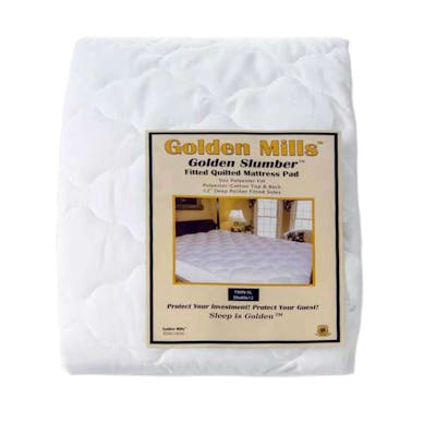 Golden Slumber Deluxe Quilted Mattress Pad, Dual King
