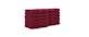 100% Cotton Washcloths - 12 x 12, Burgundy