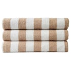 Jewel Cabana Stripe Pool Towels - 30" x 66", Beige image number null
