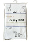Jersey Knit Cotton Animal Print Crib Sheet image number null