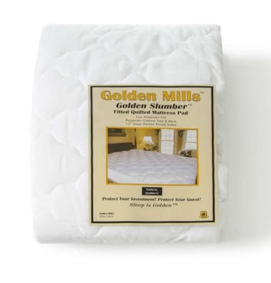 Golden Slumber Quilted Mattress Pads, Twin