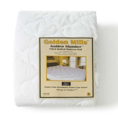 Golden Slumber Deluxe Quilted Mattress Pads, Cal King