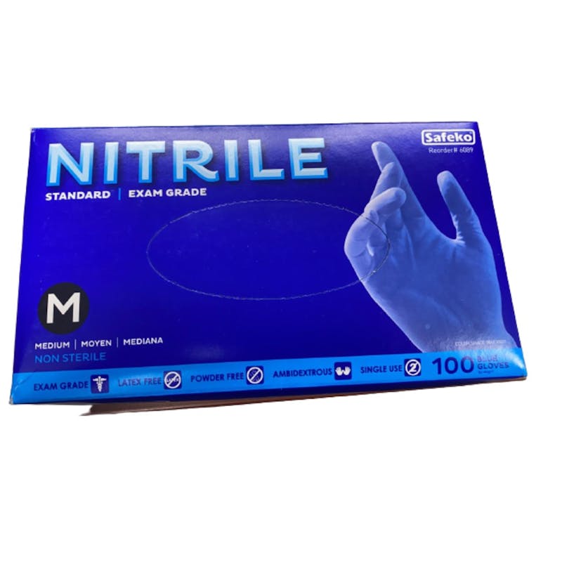 Nitrile Exam Grade Gloves  Size: Medium