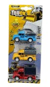Pull-Back Construction Trucks, 3 Pack